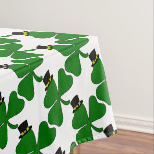 Irish Shamrock Tablecloth
