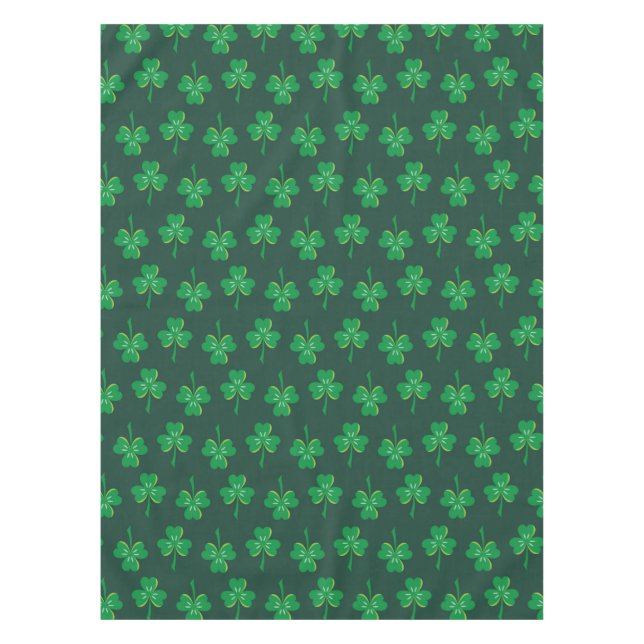 Irish Shamrock Tablecloth (Front)