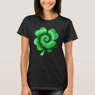 Irish Shamrock Tie Dye Happy St Patrick's Day Luck T-Shirt