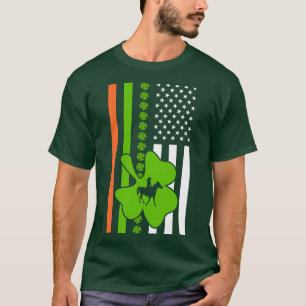 Irish Shamrocks Flag T-Shirt