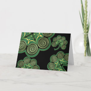 Irish shamrocks Saint Patrick's Day Card