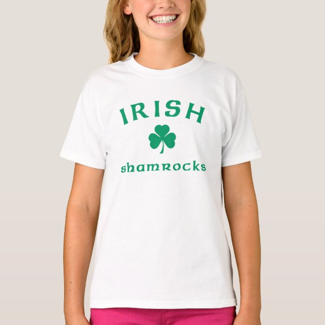 Irish Shamrocks T-Shirt (Front)
