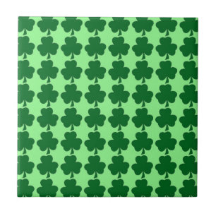 Irish Shamrocks Trivet/Tile Ceramic Tile