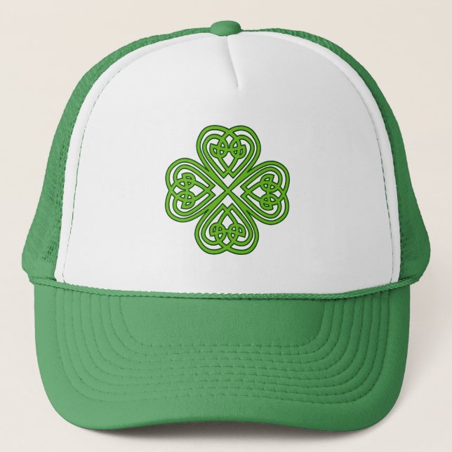Irish Shamrocks Trucker Hat (Front)