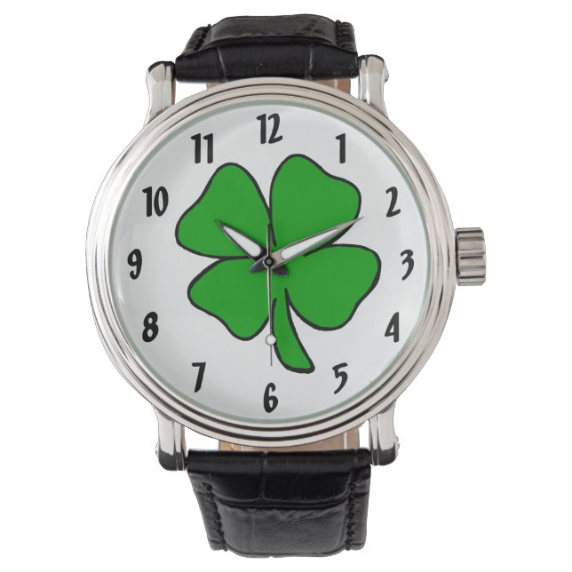 Irish Shamrocks Watch (Front)