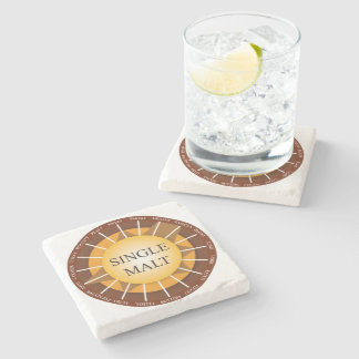 Irish Single Malt Whisky Marble Coaster