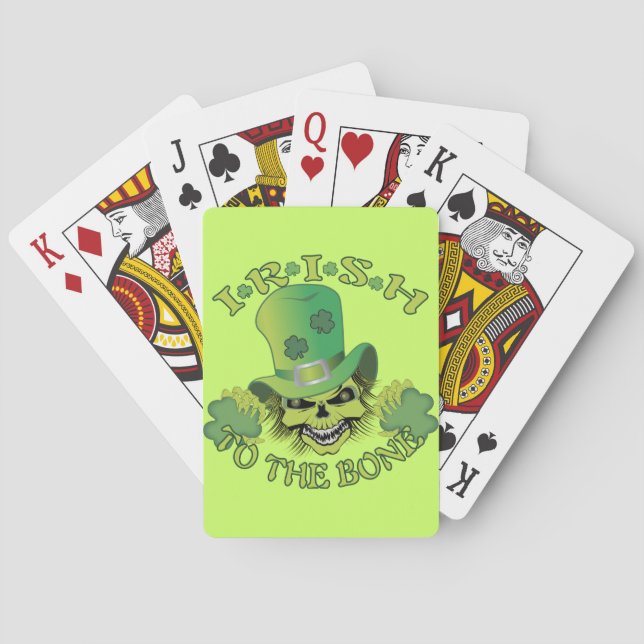 Irish Skull Playing Cards (Back)