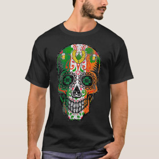 Irish Skull St Patricks Day  T-Shirt