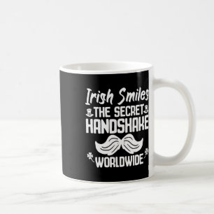 Irish Smiles Secret Handshake Worldwide St Patrick Coffee Mug