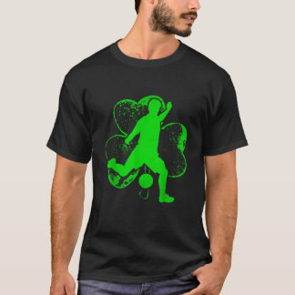 Irish Soccer Shamrock Funny Irish St Patrick Day M T-Shirt