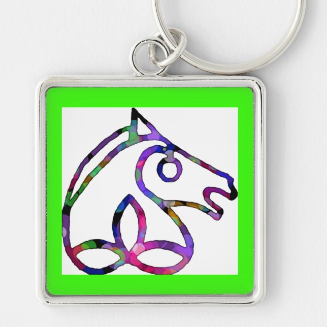 Irish Sport Horse Key Chain Large (Front)
