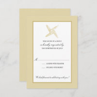 Irish St. Brigid's Cross Wedding RSVP