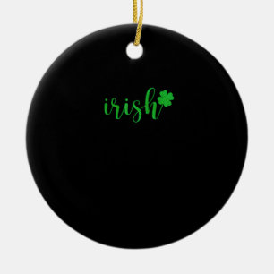 Irish St Patrick Day Men Women Saint Patricks Sham Ceramic Ornament
