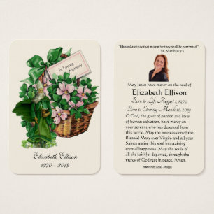 Irish St. Patrick Funeral Memorial Prayer