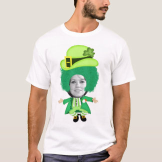 Irish St Patricks Day Jig, Photo Framed Head T-Shirt