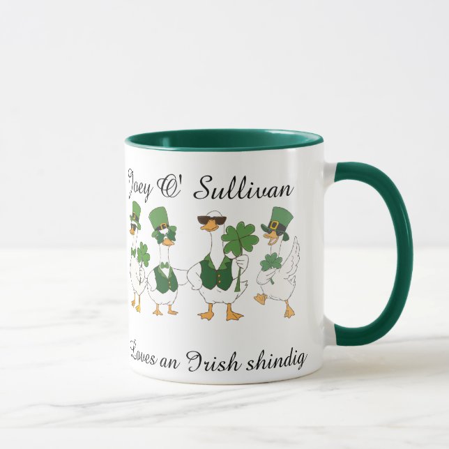 Irish St Patty's Day Custom Funny Mug (Right)