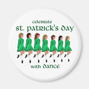 Irish Step Dance Celebrates St. Patrick's Day Magnet