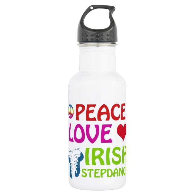 irish Step dance designs 532 Ml Water Bottle (Front)