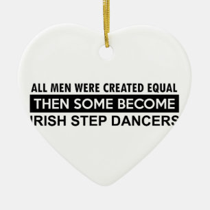 Irish Step dance designs Ceramic Ornament