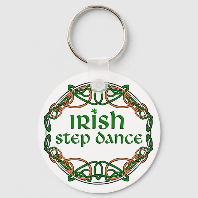 Irish Step Dance Key Ring (Front)