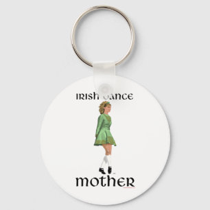 Irish Step Dance Mother - Green Key Ring