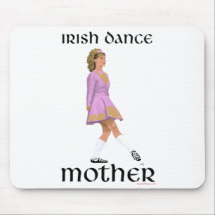 Irish Step Dance Mother - Pink Mouse Pad
