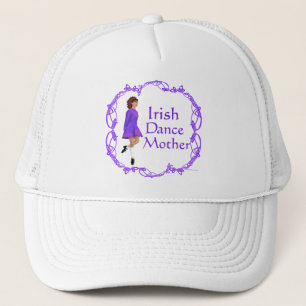 Irish Step Dance Mother - Purple Trucker Hat