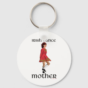 Irish Step Dance Mother - Red Key Ring