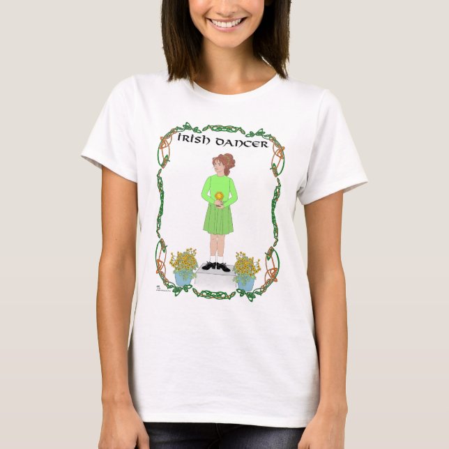 Irish Step Dancer at Feis T-Shirt (Front)