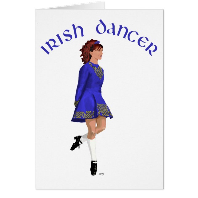 Irish Step Dancer - Blue (Front)