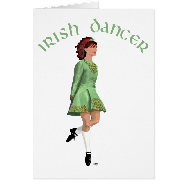 Irish Step Dancer - Green (Front)