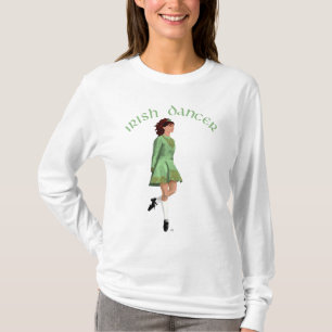 Irish Step Dancer - Green T-Shirt