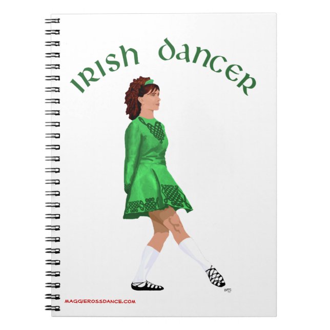 Irish Step Dancer Journal - Soft Shoe (Front)