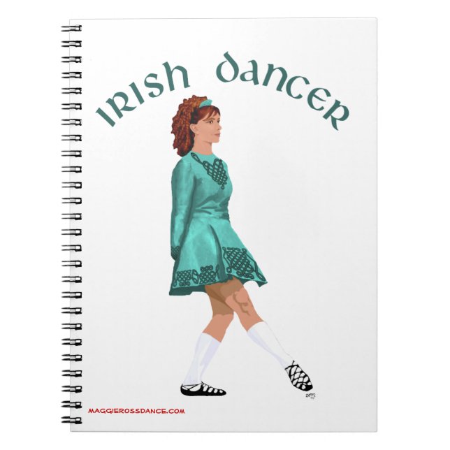 Irish Step Dancer Journal - Soft Shoe (Front)