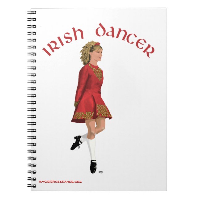 Irish Step Dancer Journal - Soft Shoe (Front)