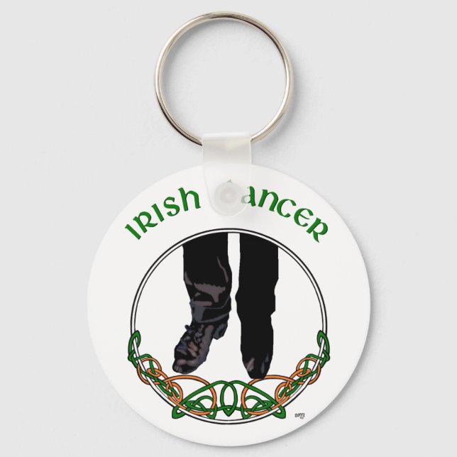 Irish Step Dancer - Male Key Ring (Front)