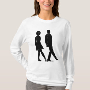 Irish Step Dancers in Silhouette T-Shirt