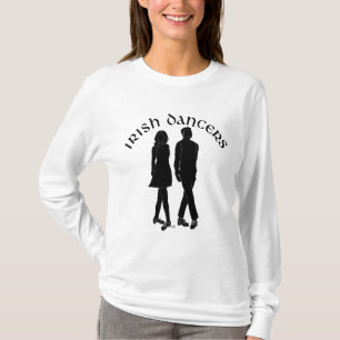 Irish Step Dancers in Silhouette T-Shirt