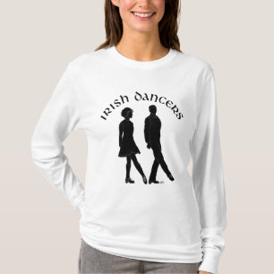 Irish Step Dancers in Silhouette T-Shirt