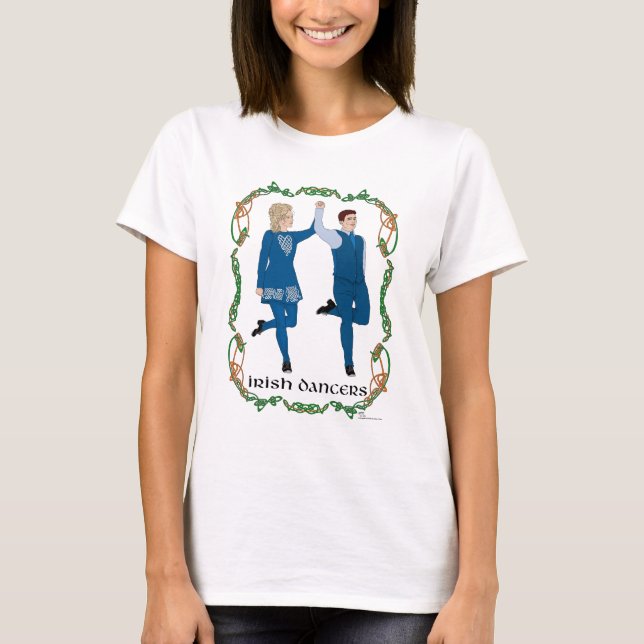 Irish Step Dancers  T-Shirt (Front)