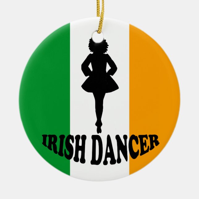 Irish Step Dancing Ornament (Front)