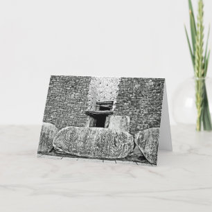 Irish Stone Age Passage Tomb Card