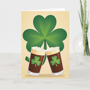 Irish Stout Cheers Card