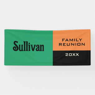 Irish Surname Name Custom  Banner