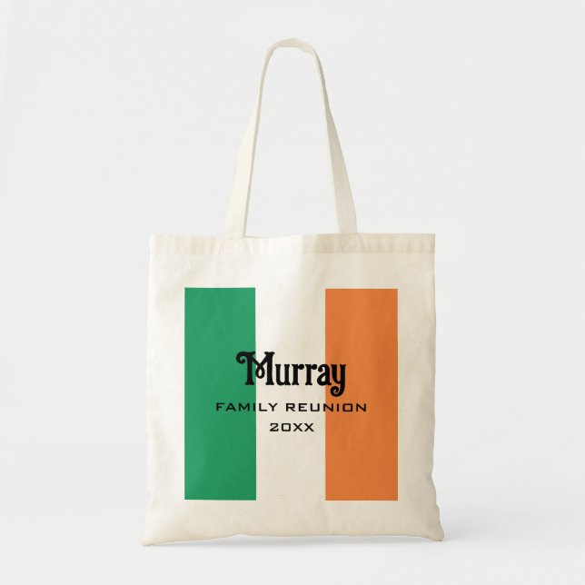 Irish Surname Name Custom  Tote Bag (Front)