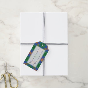 Irish Tartan Delights Clan MacAuliffe Plaid Gift Tags