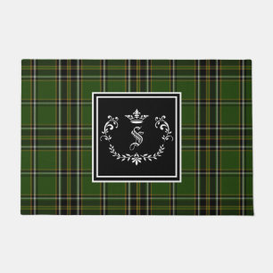 Irish Tartan Monogram Doormat