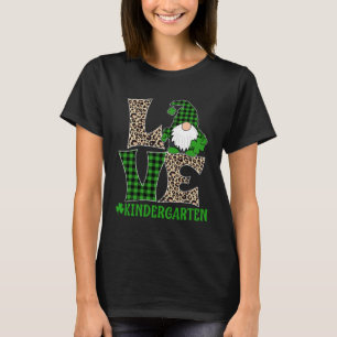 Irish Teacher St Patricks Day Love Kindergarten Te T-Shirt