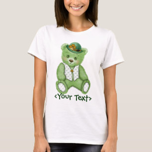 Irish Teddybear - Green T-Shirt