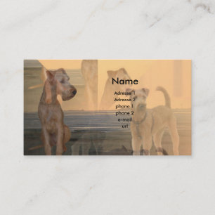 Irish Terrier Business Card